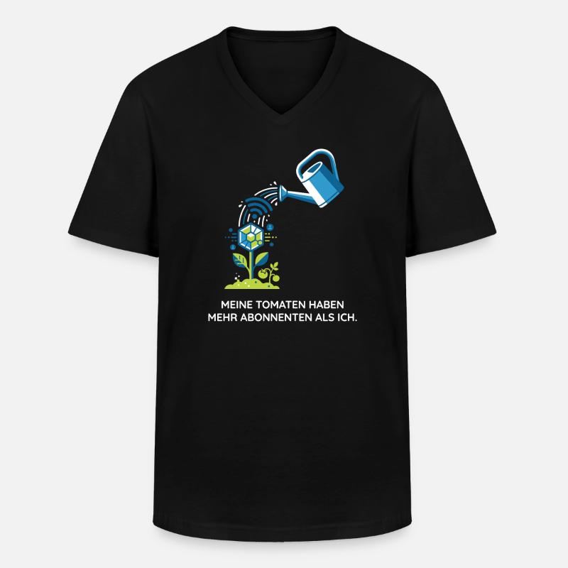 Urban Gardening, Technik, Hobby Design - Männer-T-Shirt mit V-Ausschnitt - Schwarz