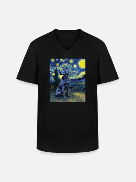 Labrador Retriever - Men's V-Neck T-Shirt - black