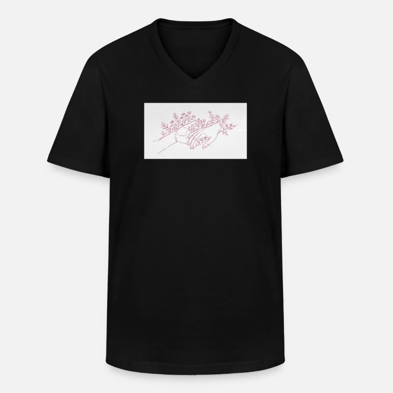 Hand of the Protector - Men's V-Neck T-Shirt - black