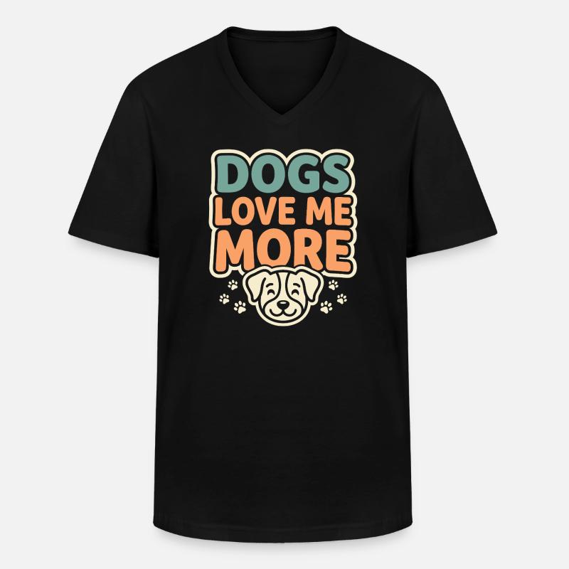 Zwingertechniker, Zwingerassistent, Tierpflege - Männer-T-Shirt mit V-Ausschnitt - Schwarz