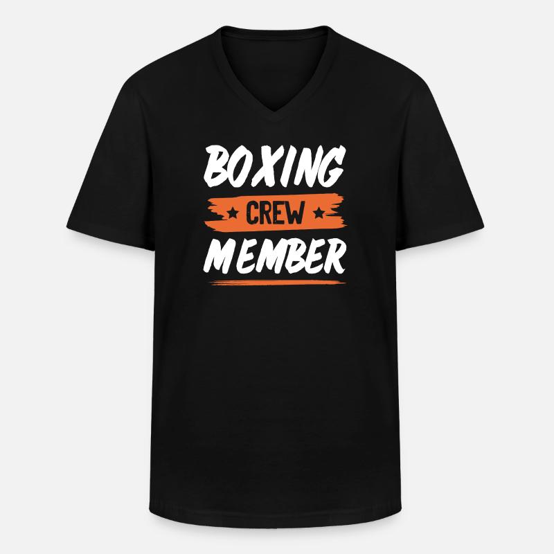 Breakdance Crew - Männer-T-Shirt mit V-Ausschnitt - Schwarz