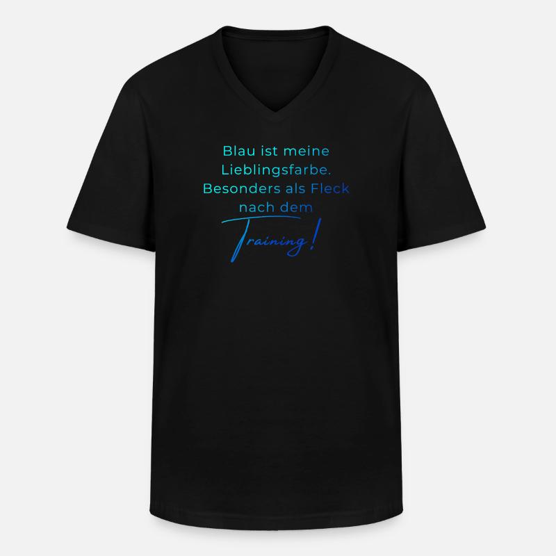 Voltigieren Training: Lustiger Volti Spruch - Männer-T-Shirt mit V-Ausschnitt - Schwarz