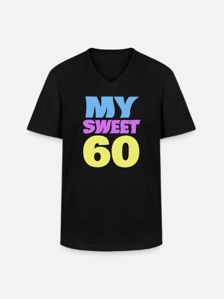 Sweet 60 - T-shirt col V Homme - noir