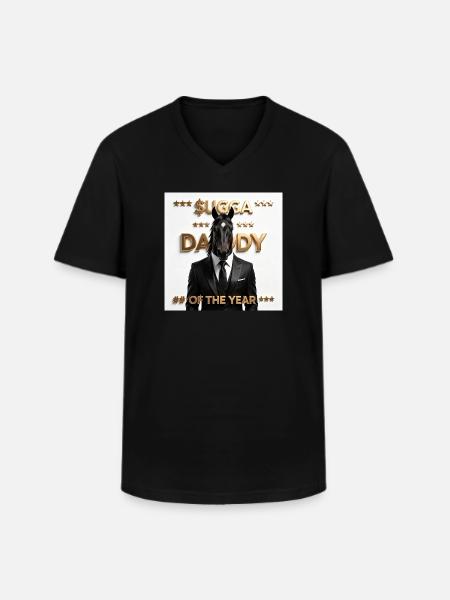 Sugga Daddy Horse Couture - Männer-T-Shirt mit V-Ausschnitt - Schwarz