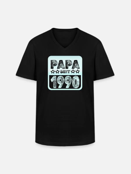 Spruch 1990 - Männer-T-Shirt mit V-Ausschnitt - Schwarz