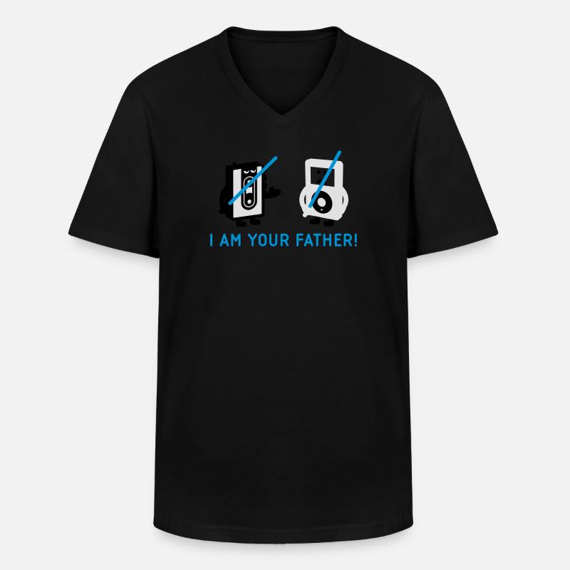 vs pod - Männer-T-Shirt mit V-Ausschnitt - Schwarz