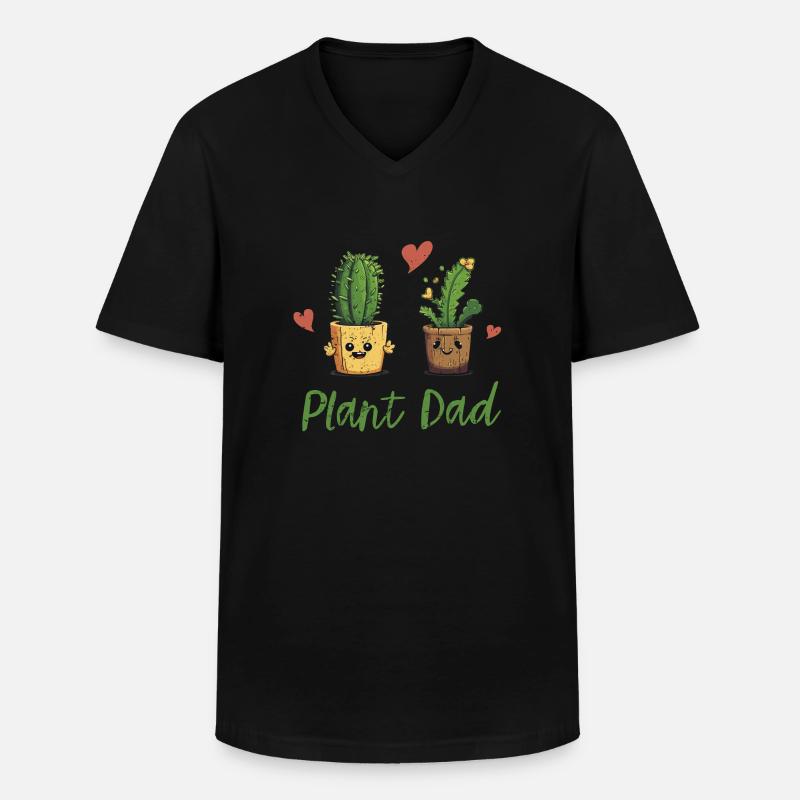 Die Freude eines Gartenliebhabers - Männer-T-Shirt mit V-Ausschnitt - Schwarz