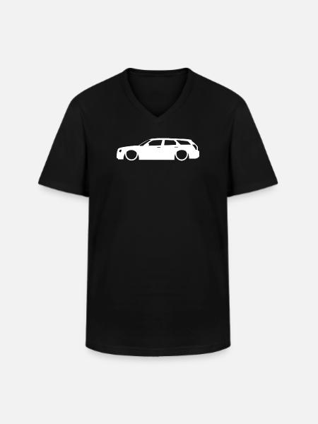 Classic Silhouette Combo Low life - Men's V-Neck T-Shirt - black