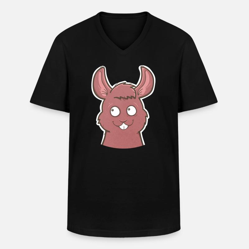 Eichhörnchen - Männer-T-Shirt mit V-Ausschnitt - Schwarz