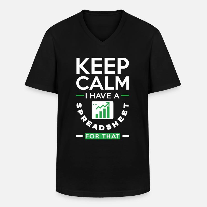 Data Engineering Datenanalyse Business - Männer-T-Shirt mit V-Ausschnitt - Schwarz