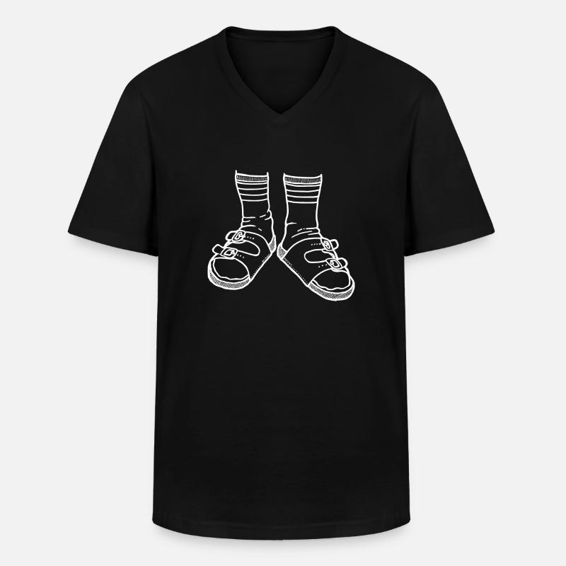 Stolzer Alman - Männer-T-Shirt mit V-Ausschnitt - Schwarz