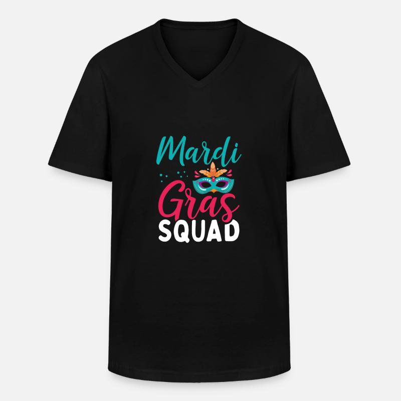 Karnevalstruppe - Männer-T-Shirt mit V-Ausschnitt - Schwarz