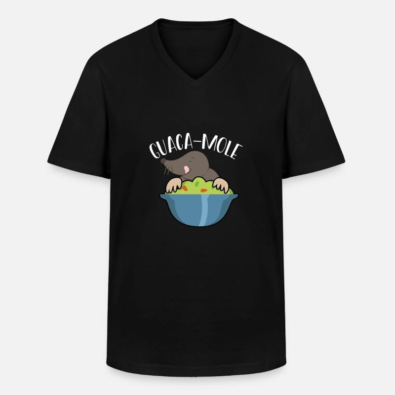 Schüssel Mit Guaca mole - Männer-T-Shirt mit V-Ausschnitt - Schwarz