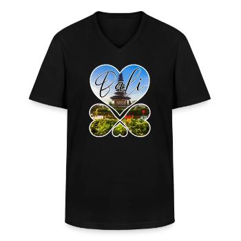 Bali - Indonesien - Männer-T-Shirt mit V-Ausschnitt - Schwarz - Vorne - AI Model Male 178 dark (178cm)