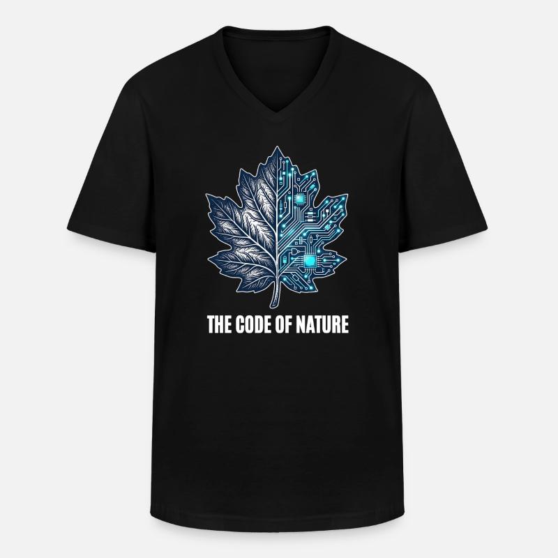 Le Code de la nature - T-shirt col V Homme - noir