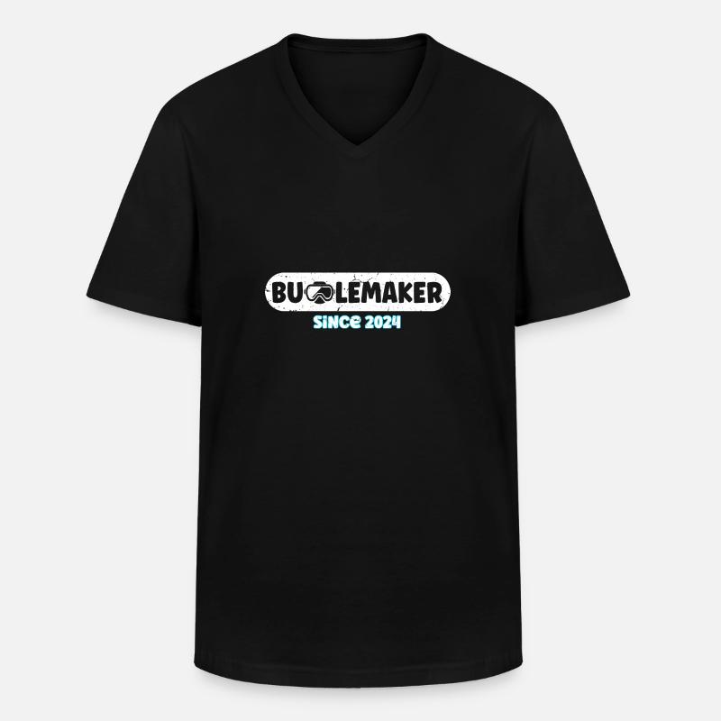 Bubblemaker Scuba Diving Tauchen - Men's V-Neck T-Shirt - black