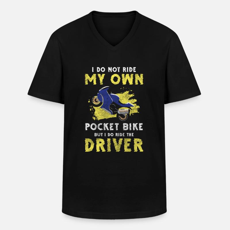 Motorrad Biker Schlamm Sohn - Männer-T-Shirt mit V-Ausschnitt - Schwarz