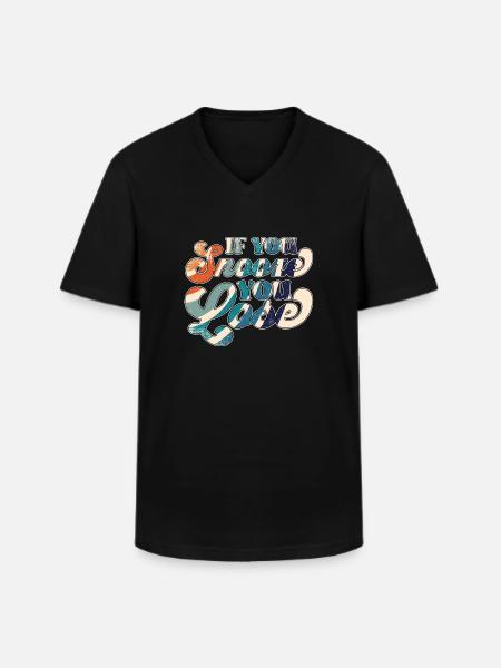 If You Snooze You Lose - Männer-T-Shirt mit V-Ausschnitt - Schwarz