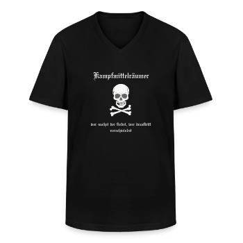 explosive ordnance disposal blaster funny gift - Men's V-Neck T-Shirt - black - Front - AI Model Male 178 dark (178cm)