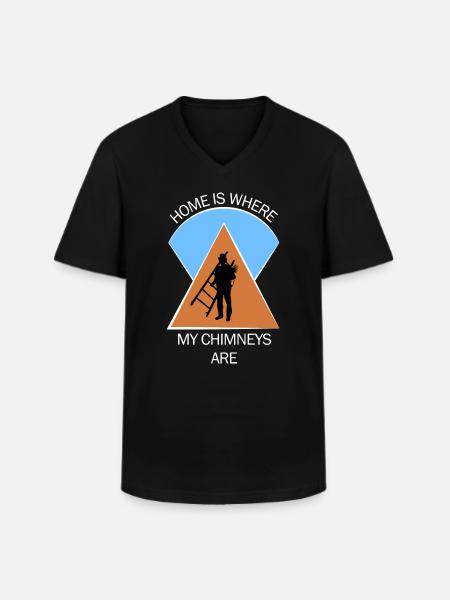 Chimney sweep chimney sweep - Men's V-Neck T-Shirt - black