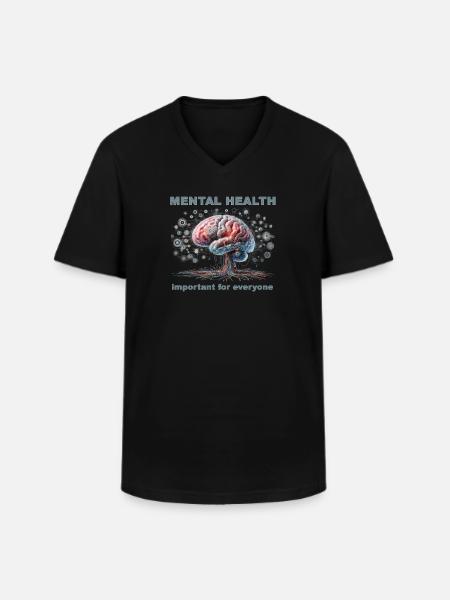 Bless you - Men's V-Neck T-Shirt - black
