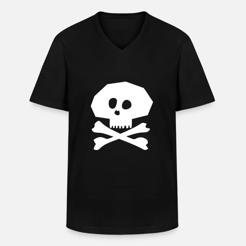 Sake - Männer-T-Shirt mit V-Ausschnitt - Schwarz