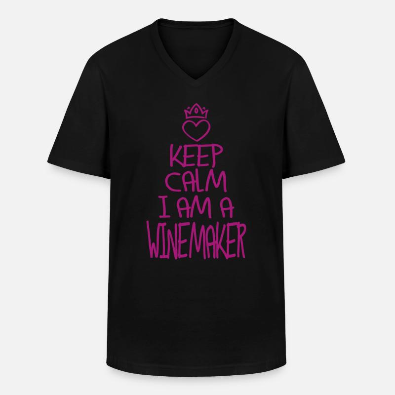 Meilleur winemaker jamais Winemaker Gift - T-shirt col V Homme - noir