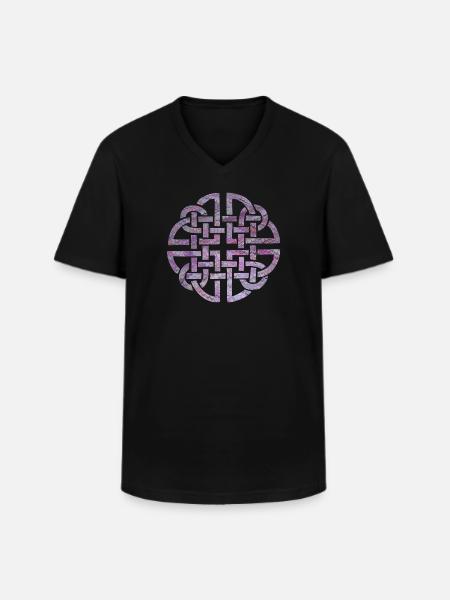 Celtic knot 8 e 62 - Men's V-Neck T-Shirt - black