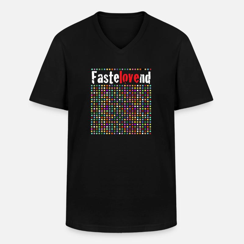 Kölle Alaaf! - Männer-T-Shirt mit V-Ausschnitt - Schwarz