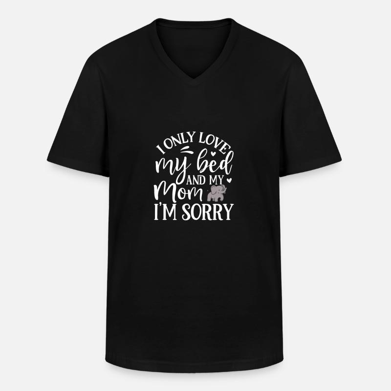 Baby - Männer-T-Shirt mit V-Ausschnitt - Schwarz