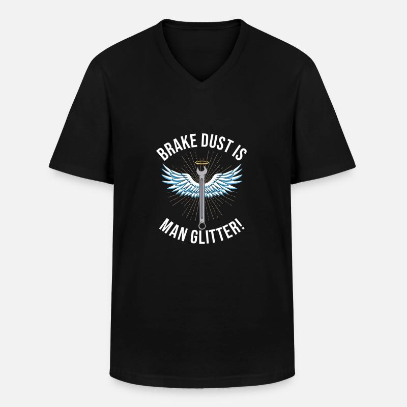Automechaniker - Männer-T-Shirt mit V-Ausschnitt - Schwarz