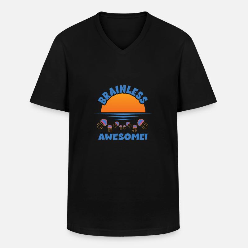 Jelly Whisperer - Männer-T-Shirt mit V-Ausschnitt - Schwarz