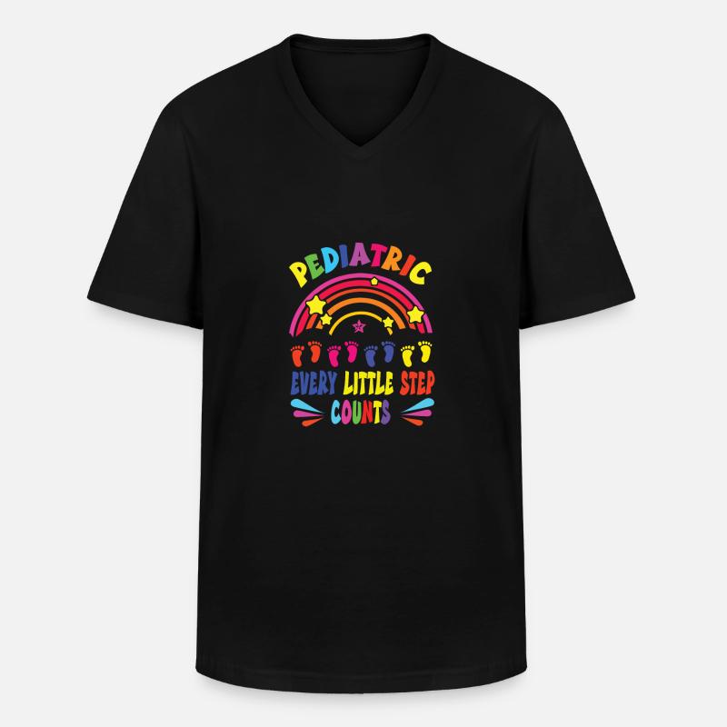 Kinder Krankenschwester - Männer-T-Shirt mit V-Ausschnitt - Schwarz