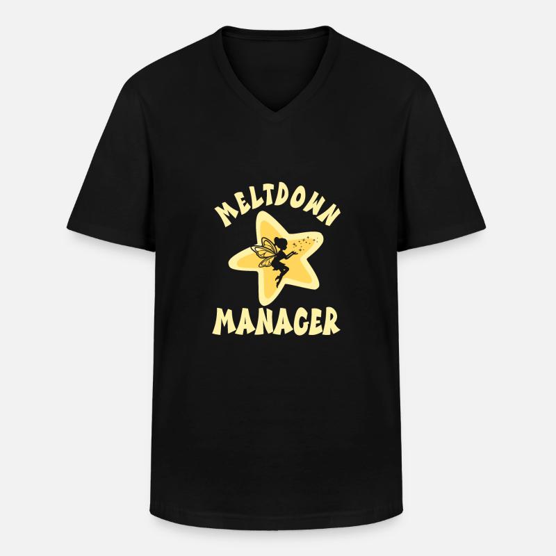 Babysitter - Männer-T-Shirt mit V-Ausschnitt - Schwarz