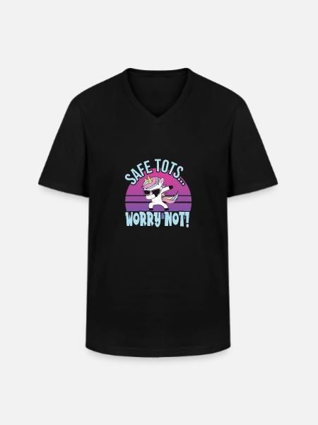 Babysitter - Men's V-Neck T-Shirt - black