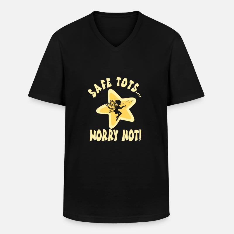Babysitter - Männer-T-Shirt mit V-Ausschnitt - Schwarz
