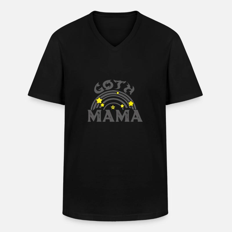 Goth Emo - Männer-T-Shirt mit V-Ausschnitt - Schwarz