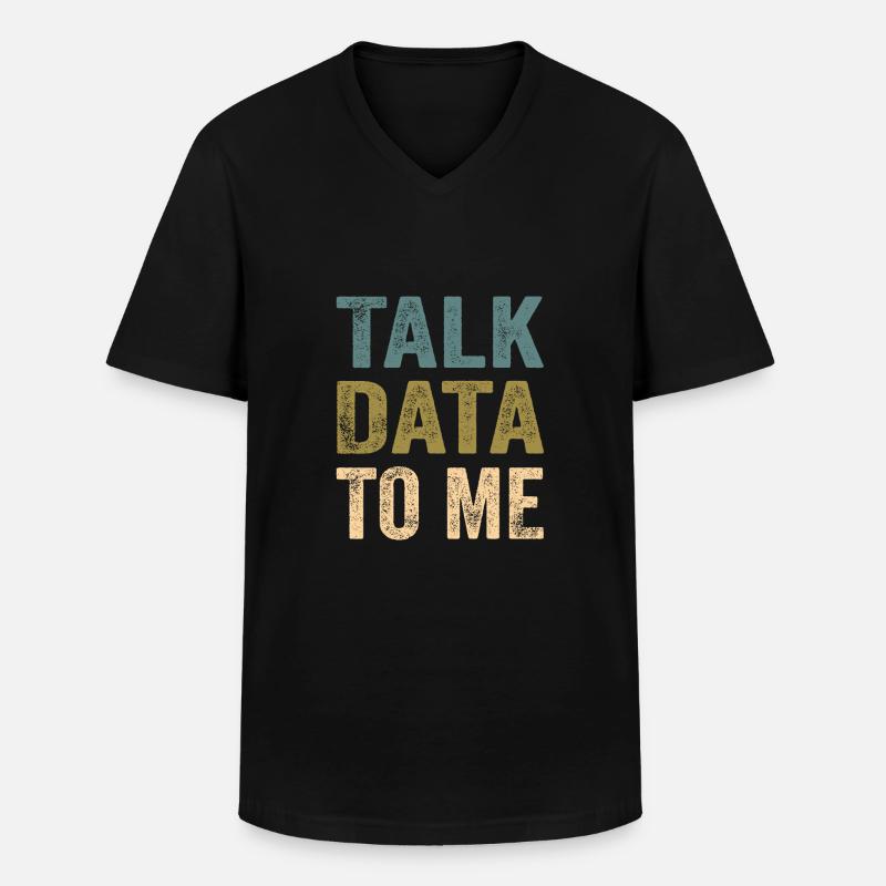 Data Analyst Data Protection Officer - Men's V-Neck T-Shirt - black