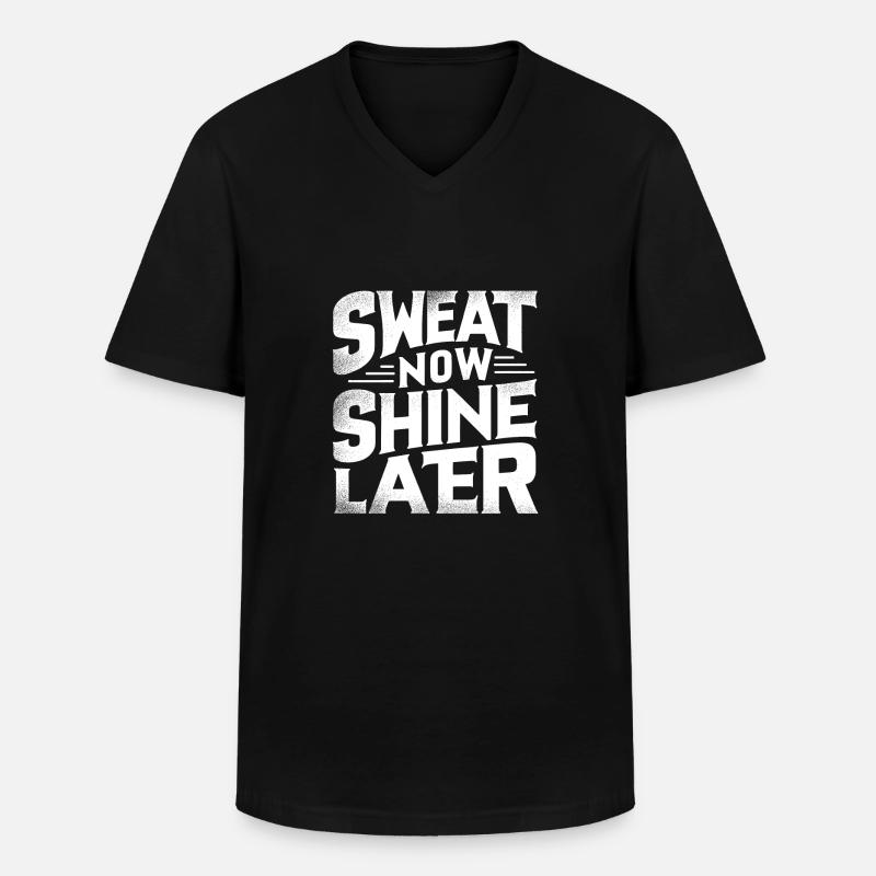 Decrease - Men's V-Neck T-Shirt - black