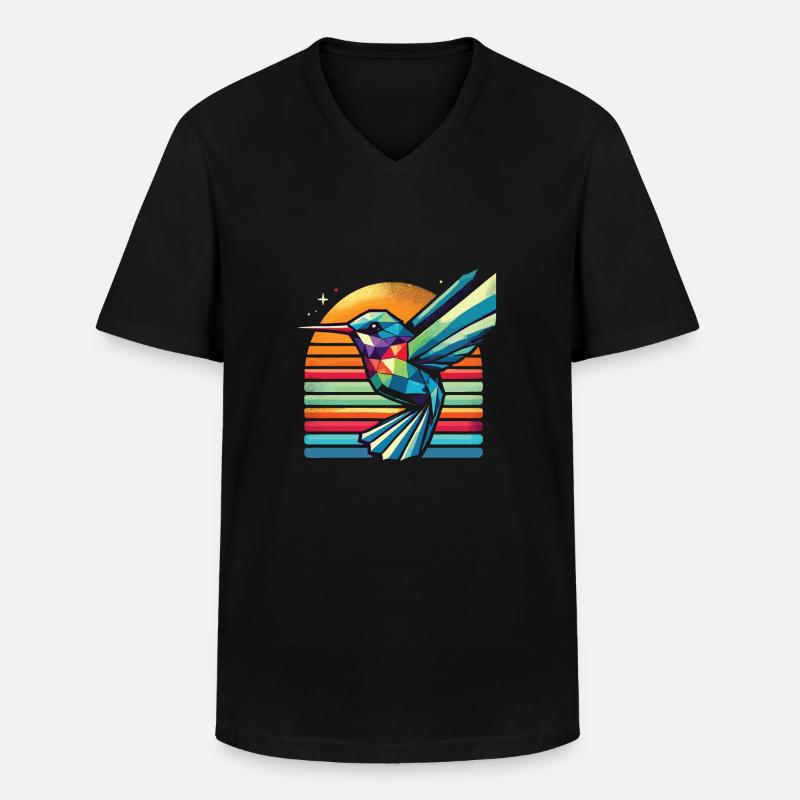 Exotisch - Männer-T-Shirt mit V-Ausschnitt - Schwarz