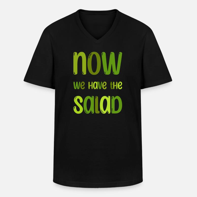 Denglisch Witziger Spruch Geschenk - Männer-T-Shirt mit V-Ausschnitt - Schwarz