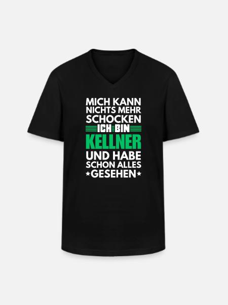 Non-shockable waiter - Men's V-Neck T-Shirt - black