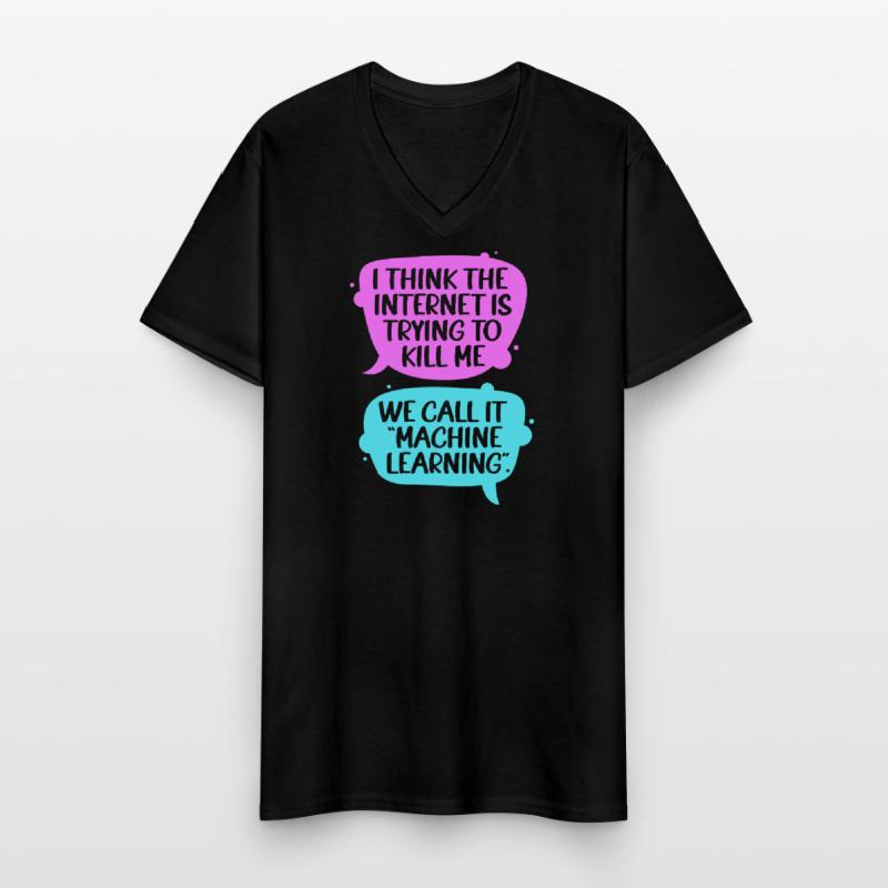 GPT Programmer Coder Men's V-Neck T-Shirt