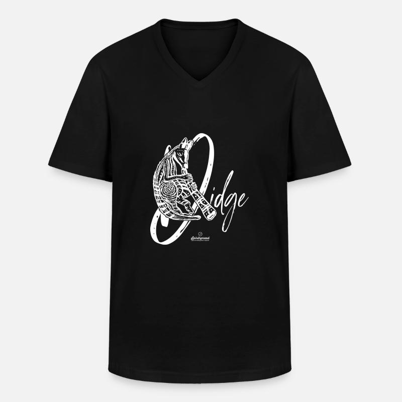 Didgeridoo Känguru 2019 - weiß - Männer-T-Shirt mit V-Ausschnitt - Schwarz