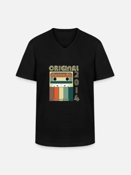 Legendary Anniversary of 2014 - Men's V-Neck T-Shirt - black