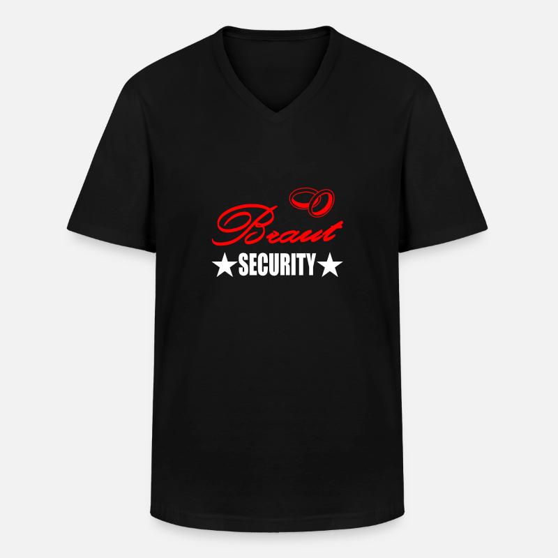Junggesellenabschied - Männer-T-Shirt mit V-Ausschnitt - Schwarz