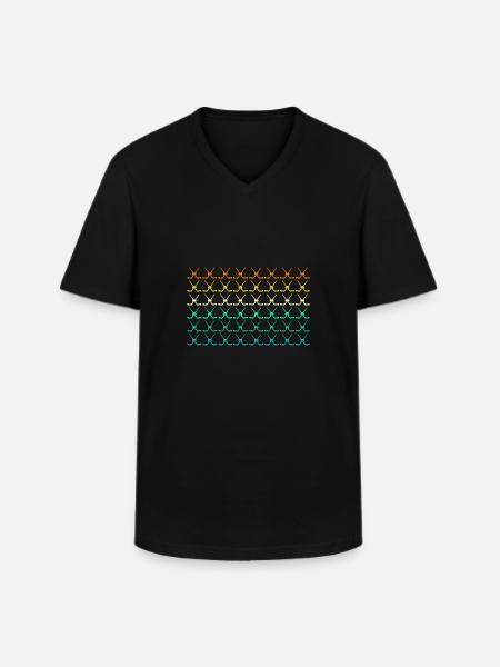 Hockey Players Hockey - Men's V-Neck T-Shirt - black