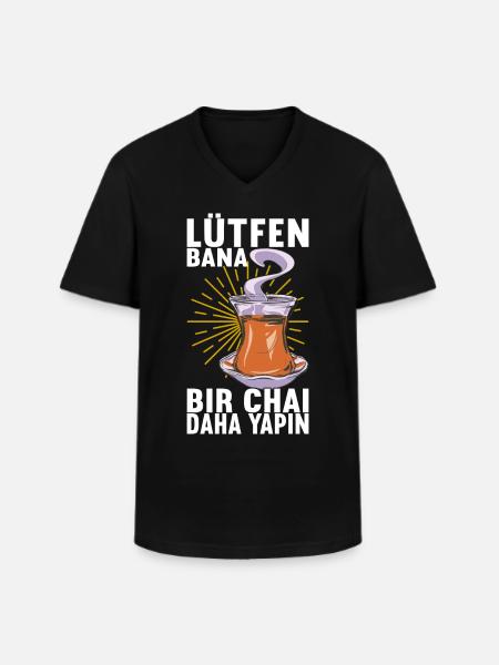 Türkei Türkisch - Männer-T-Shirt mit V-Ausschnitt - Schwarz