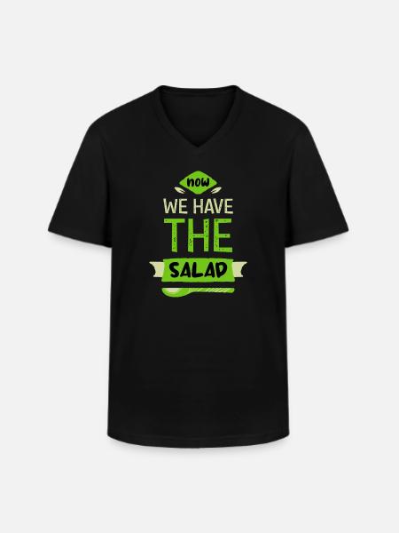 Denglisch Funny Saying Gift - Men's V-Neck T-Shirt - black