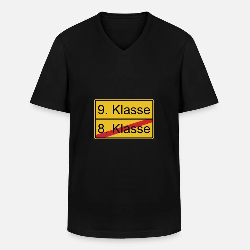 Ce n’est pas la 8e - T-shirt col V Homme - noir